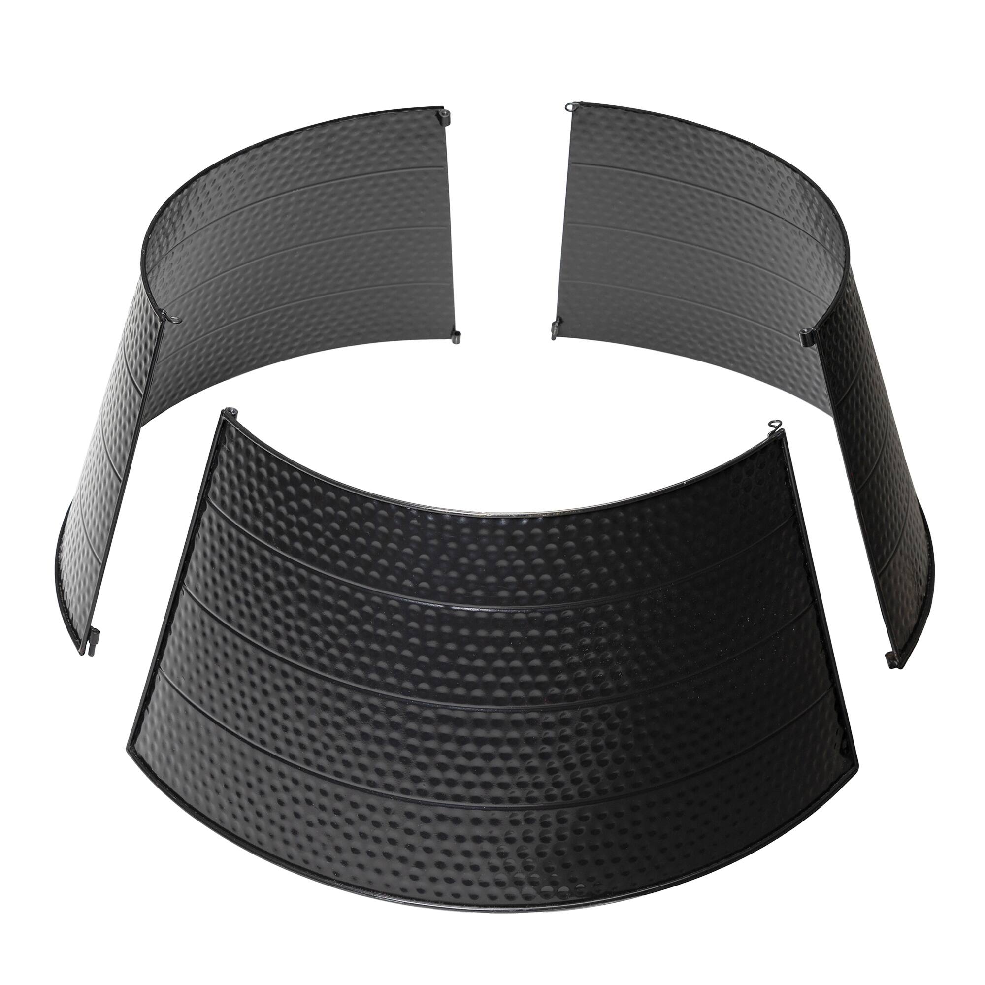 Glitzhome® 26" Hammered Metal Tree Collar
